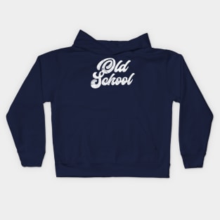 OLD SCHOOL / Retro Style Original Design Kids Hoodie